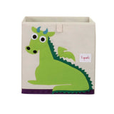 3 Sprouts Fabric Storage Box - Green Dragon