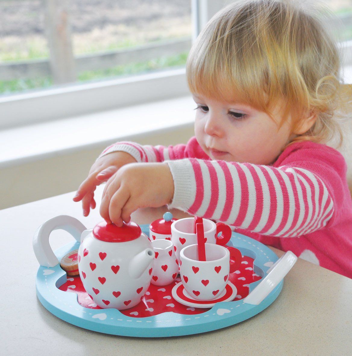 Indigo Jamm Pretend Hearts Tea Set