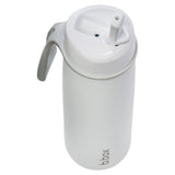 B.Box 690mL Insulated Flip Top Drink Bottle - White out