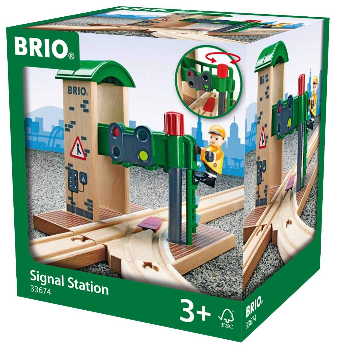 BRIO Destination Signal Station 2 pieces