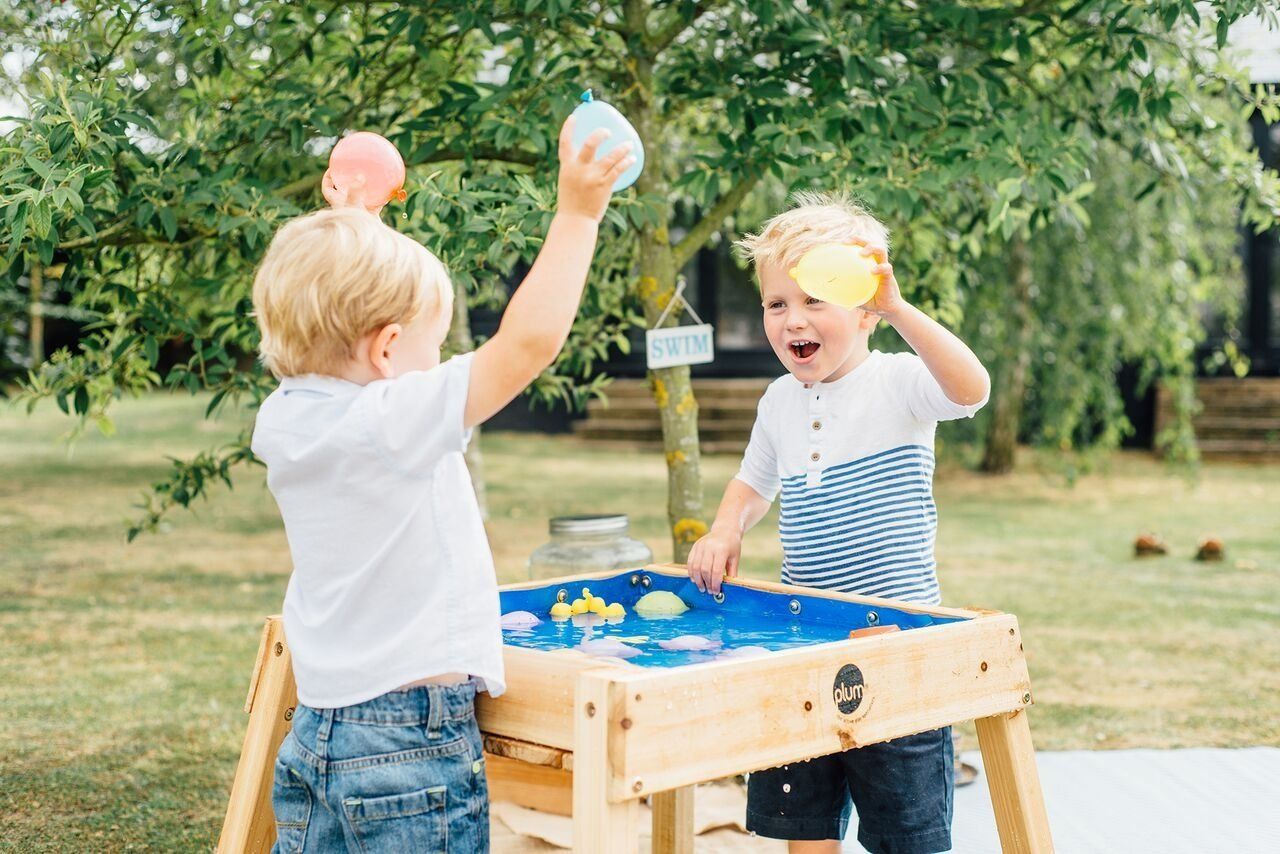 Plum Build and Splash Wooden Sand and Water Table