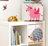 3 SPROUTS Storage Box - Pink Unicorn