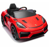 ALL 4 KIDS Licensed Porsche 718 Spyder Kids Electric Ride-On Car