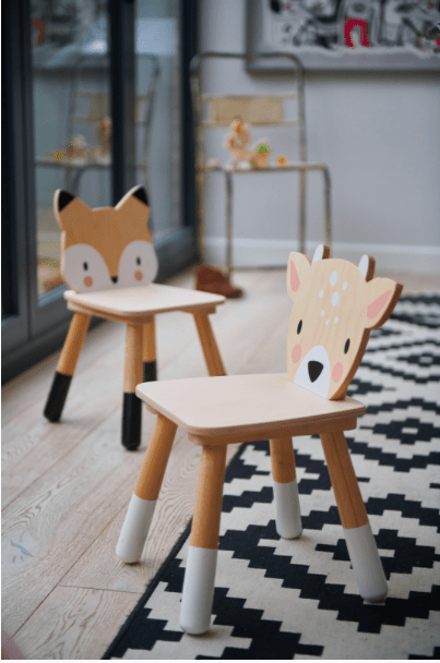 Tender Leaf Toys Kids Wooden Forest Deer Chair