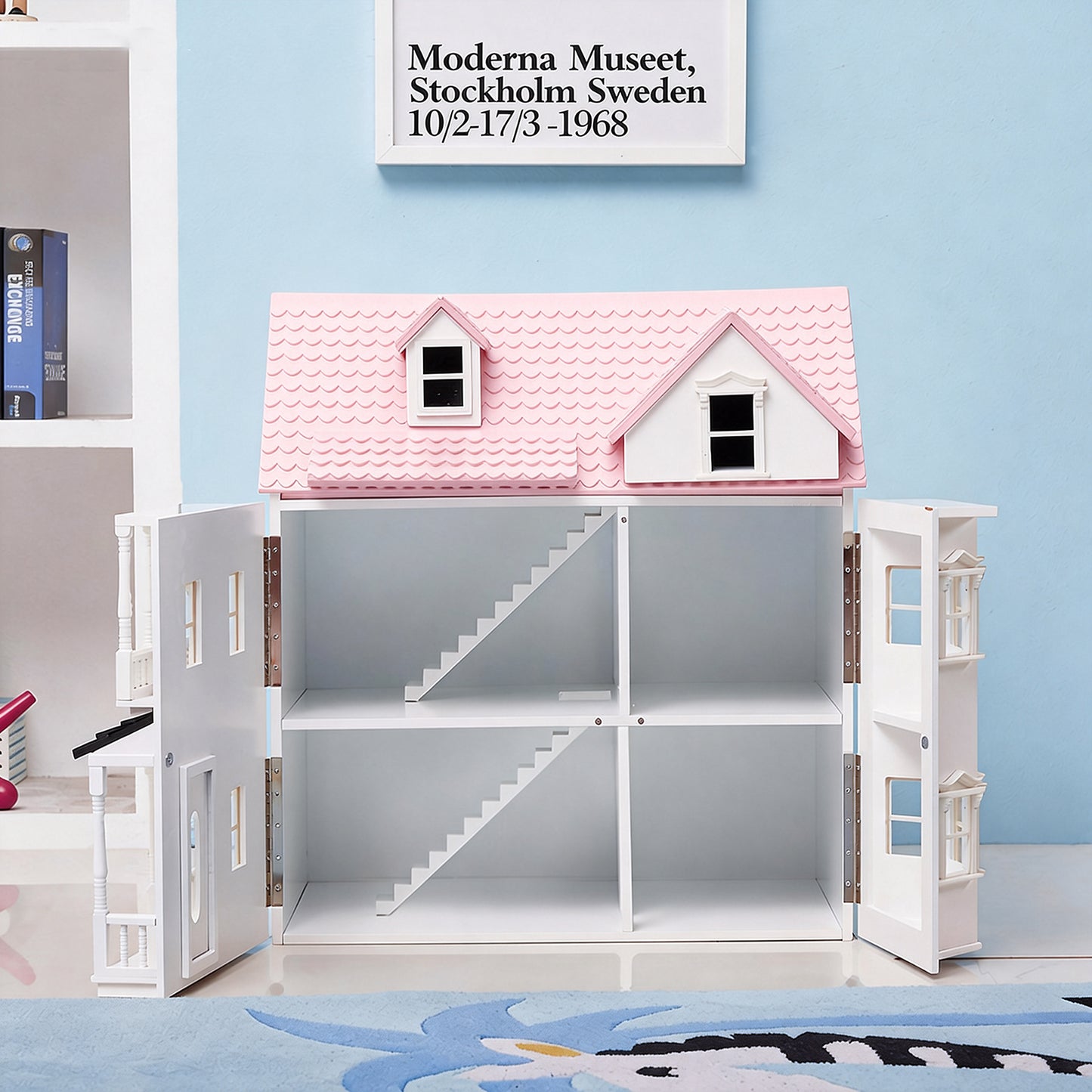 All 4 Kids Victoria Dollhouse - Pink