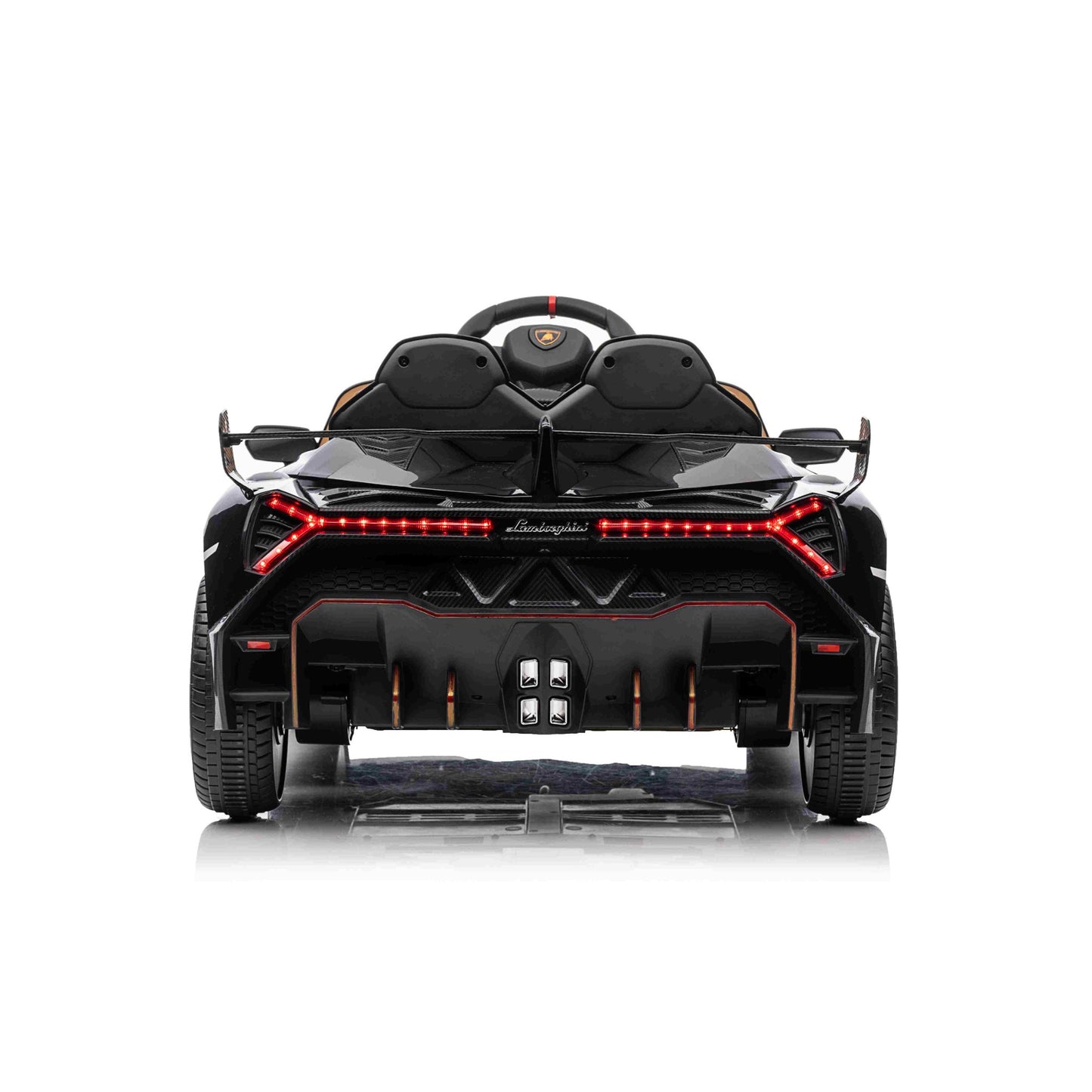 All 4 Kids Licensed Lamborghini Veneno Roadster Electrical Ride on Car - Black