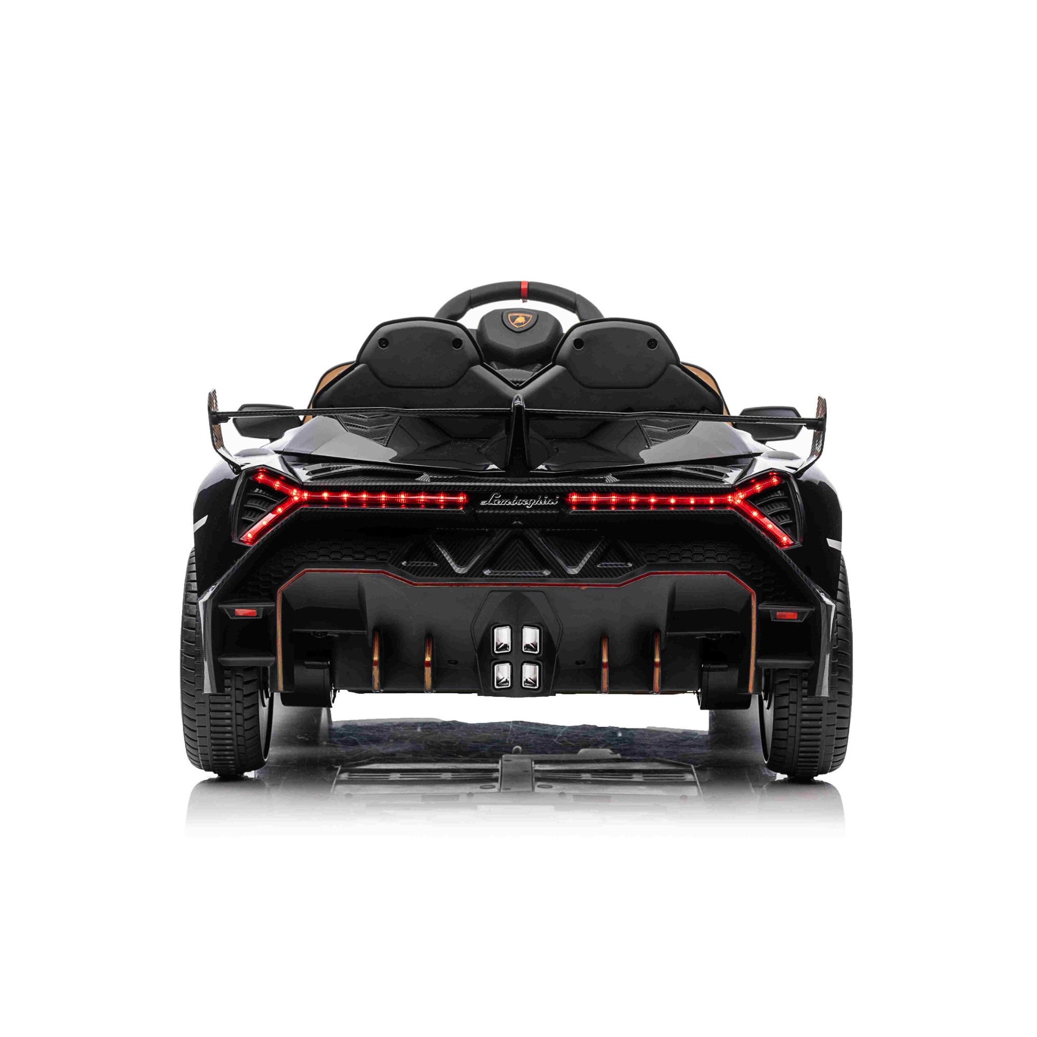 All 4 Kids Licensed Lamborghini Veneno Roadster Electrical Ride on Car - Black