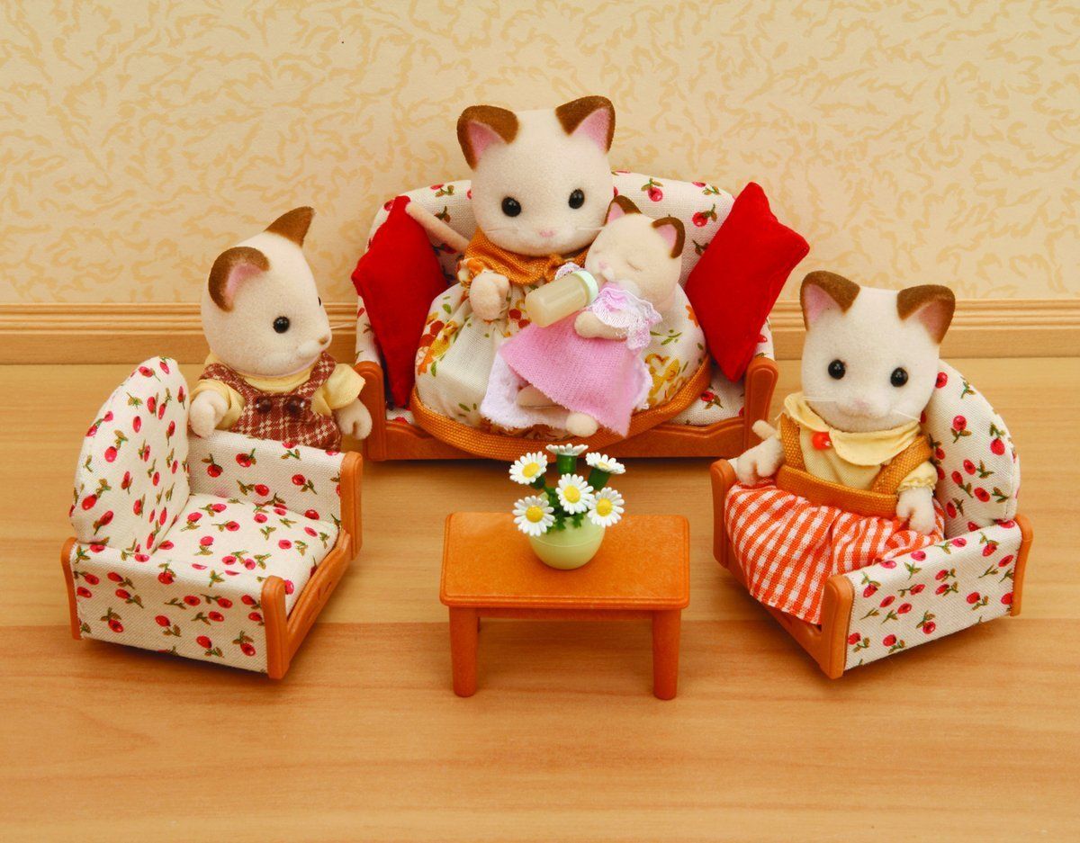 Sylvanian Families 3 Piece Suite Set