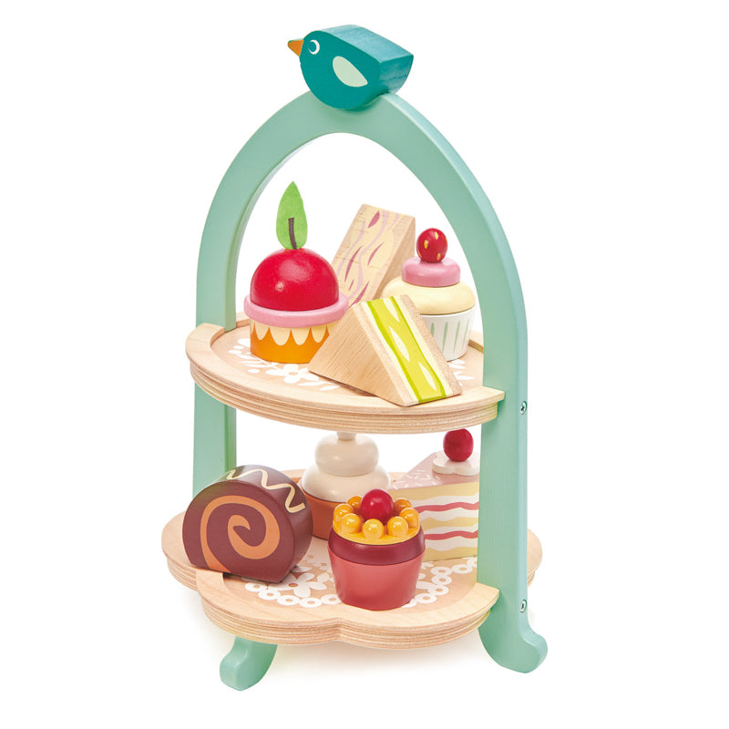 Tender Leaf Toys Pretend Mini Chef Afternoon Tea Set