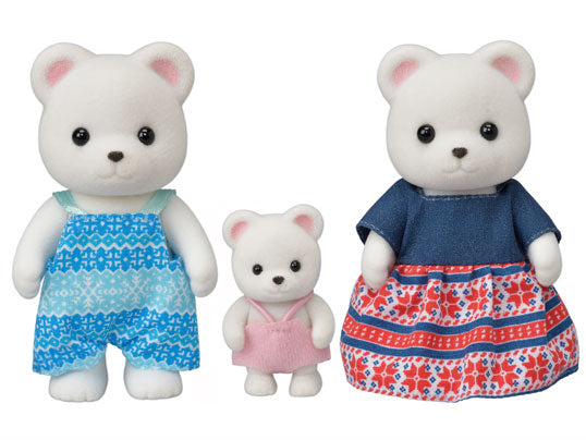 Sylvanian Families Polar Bear Family