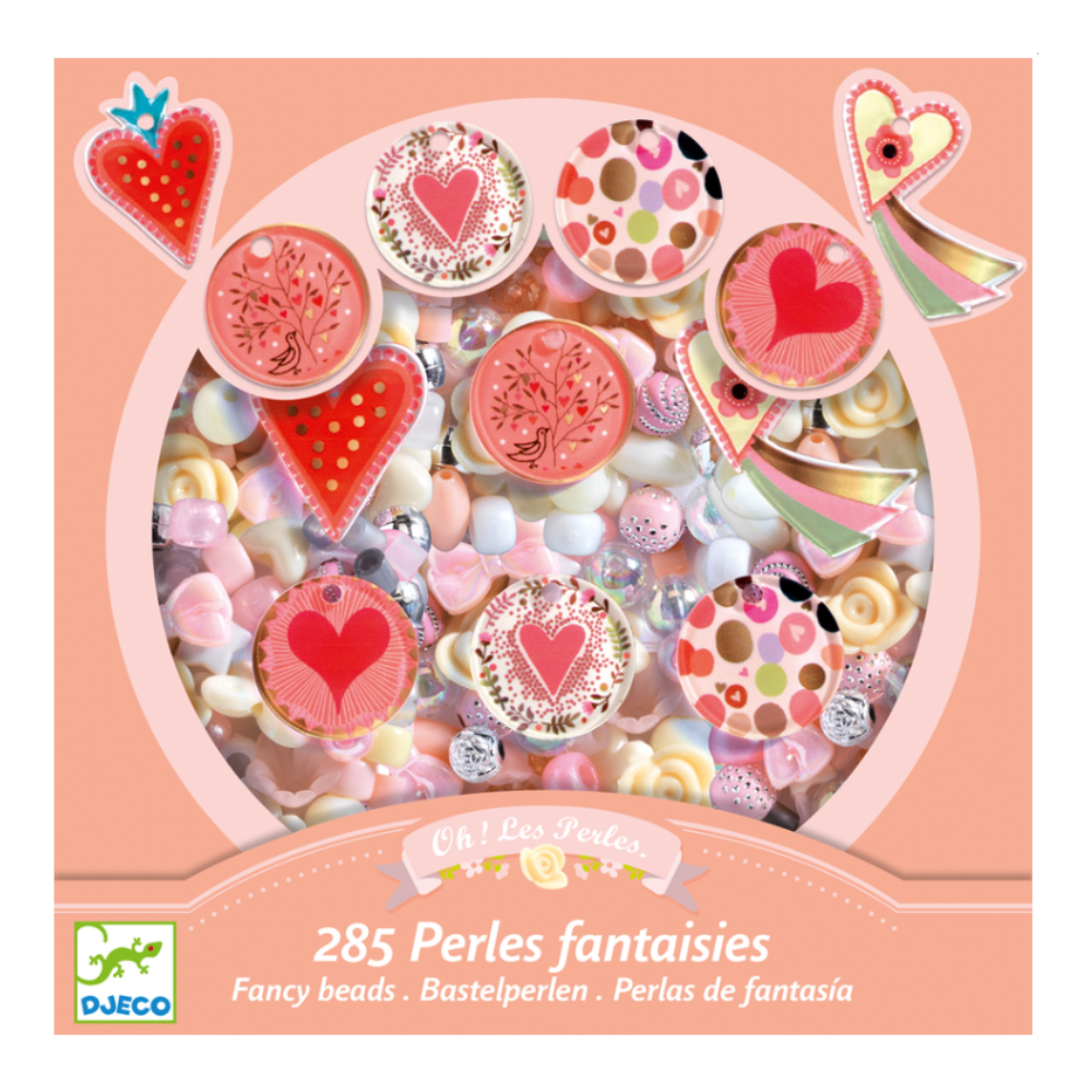 Djeco Heart Fancy Beads