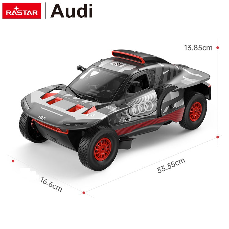 Rastar 1:14 Audi RS Q e-tron E2 Remote Control Car – Officially Licensed Dakar Rally Racer