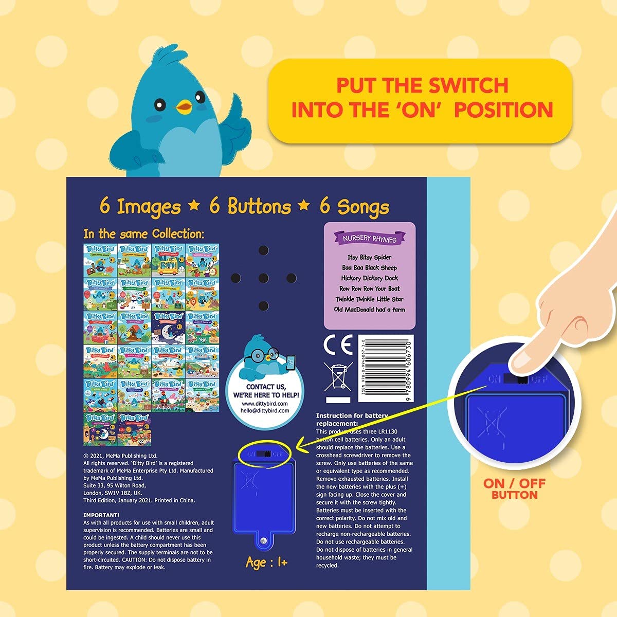 Ditty Birds Funny Songs Board Book