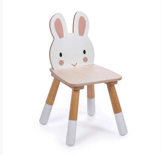 Tender Leaf Toys Kids Wooden Forest Rabbit Chair