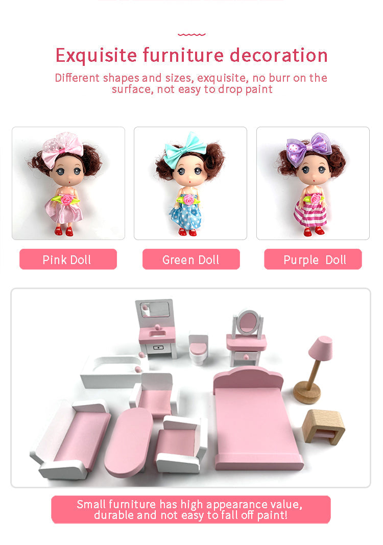 All 4 Kids Riley 2 Level Doll House