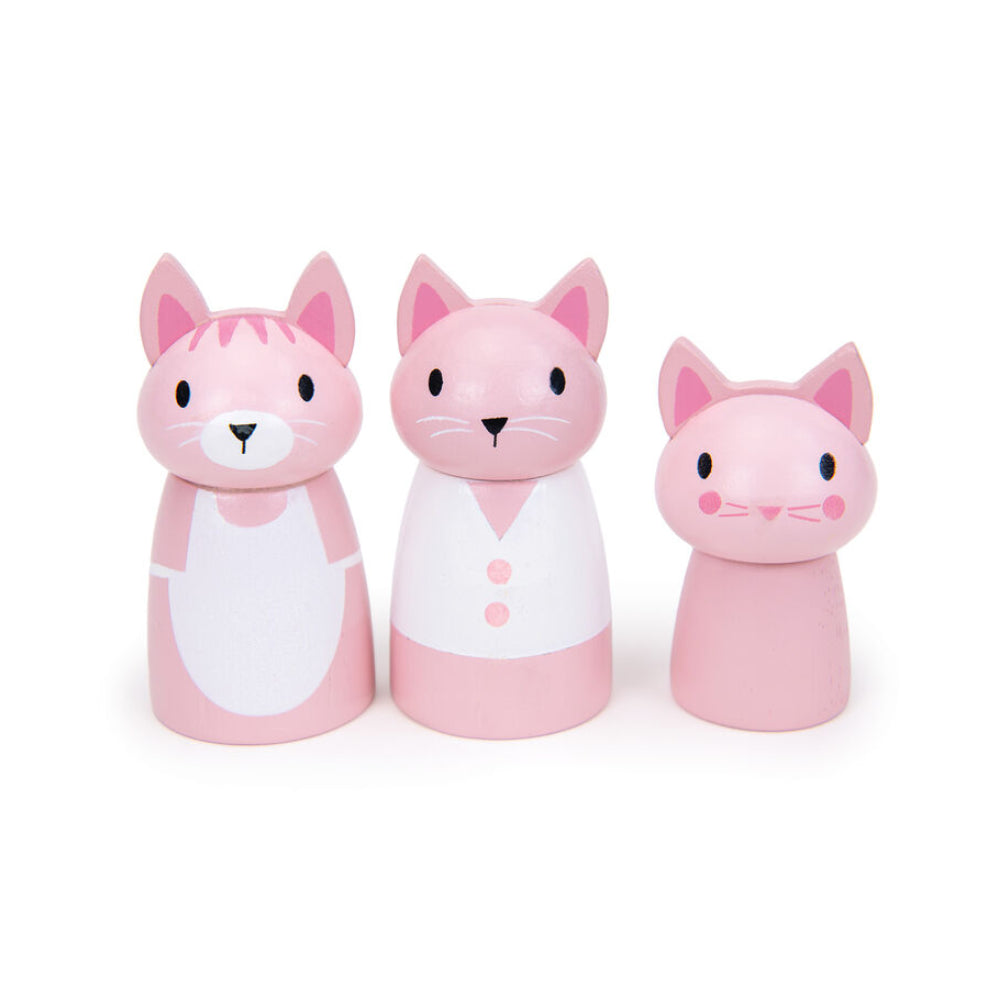 Tender Leaf Toys Wooden Kitty's Milkshake Van