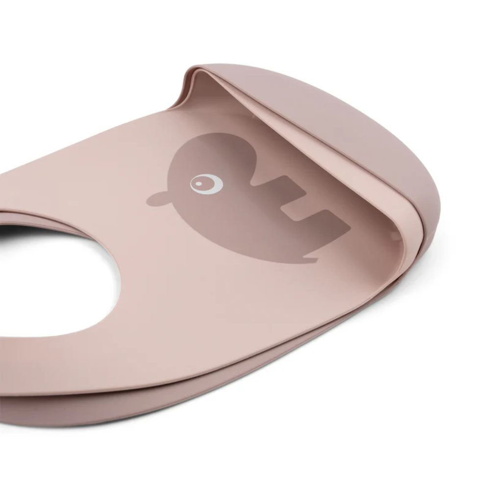 Done by Deer Silicone Bib 2 Pack- Powder