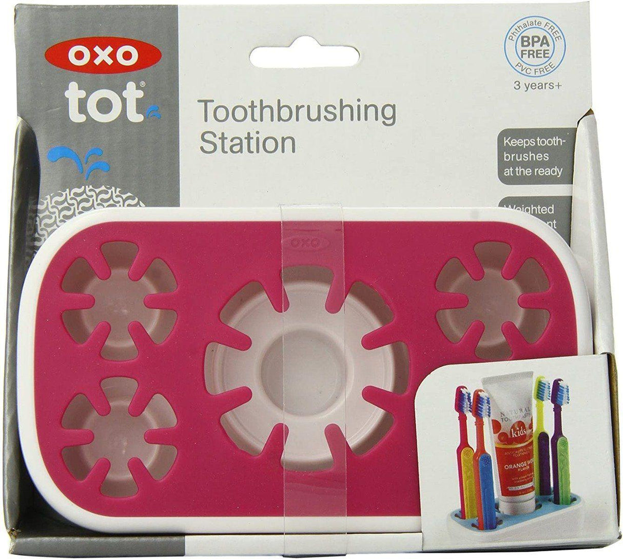 Oxo Tot Toothbrushing Station - Green