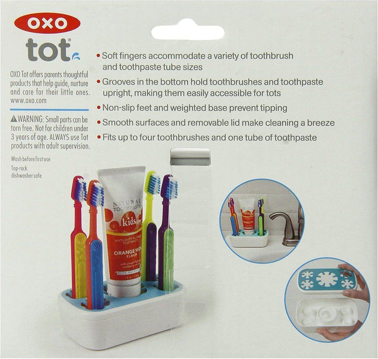 Oxo Tot Toothbrushing Station - Green