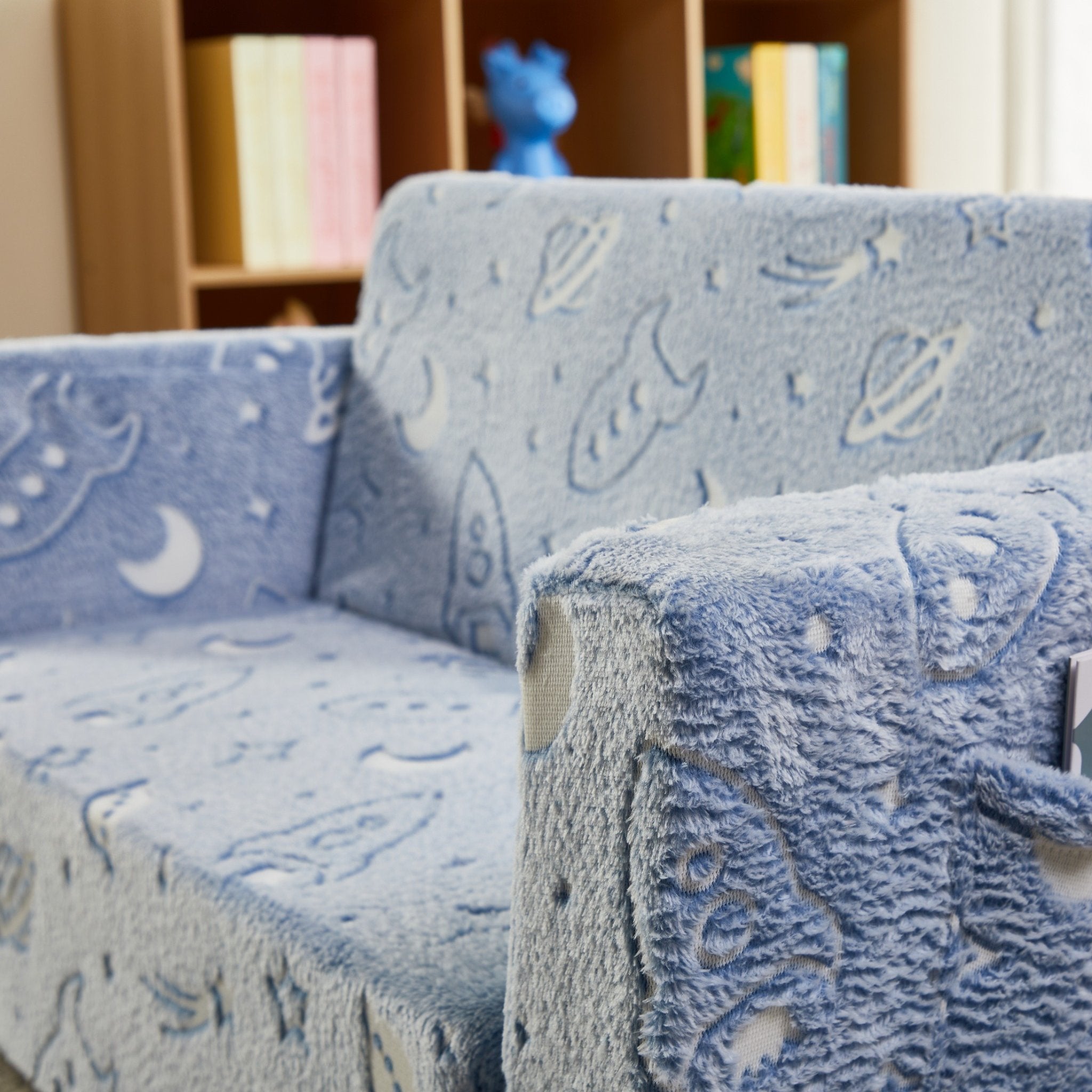 All 4 Kids Space Explorer Glow Flip-Out Double Couch