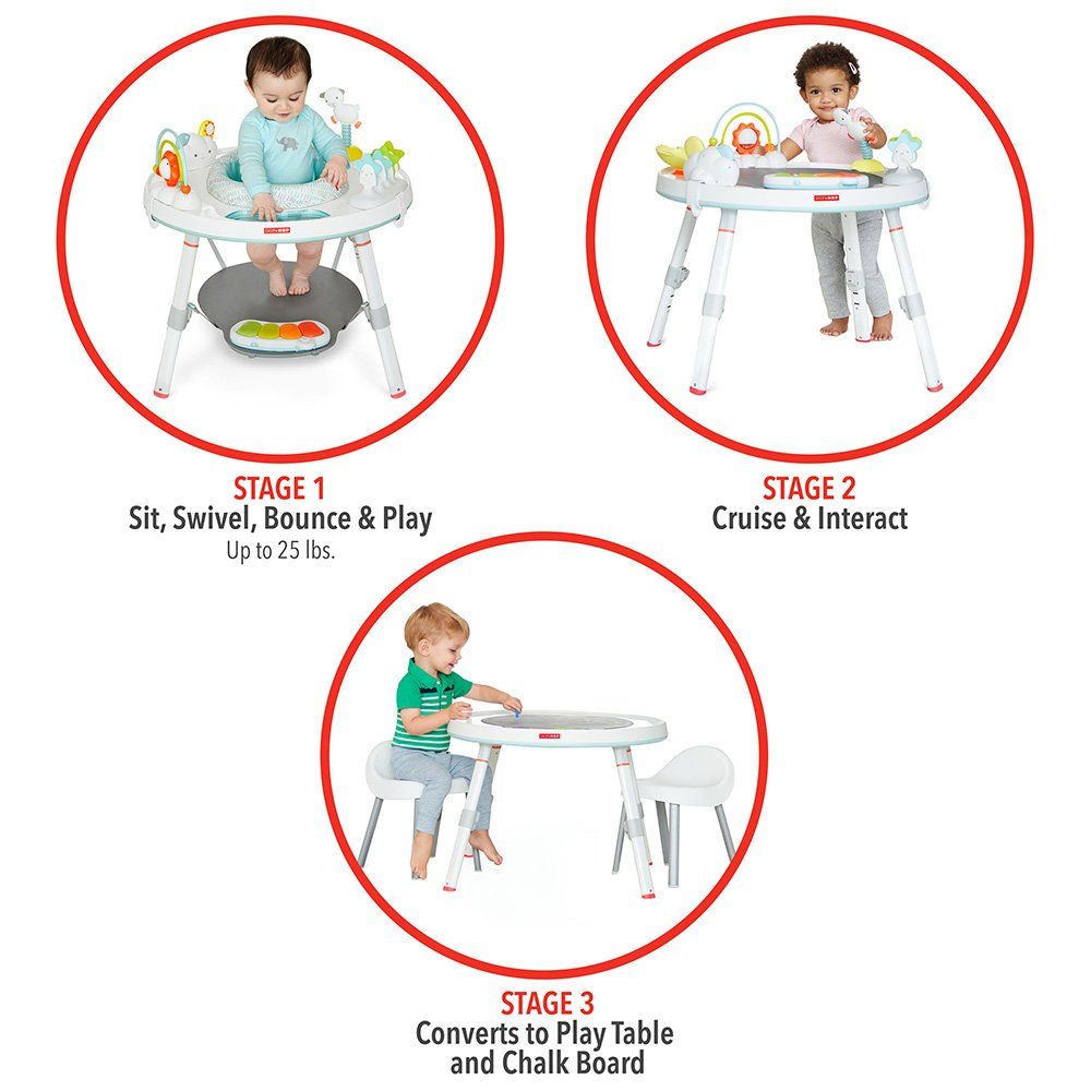 SKIP HOP Silver Lining Cloud Baby's View 3-Stage Activity Center