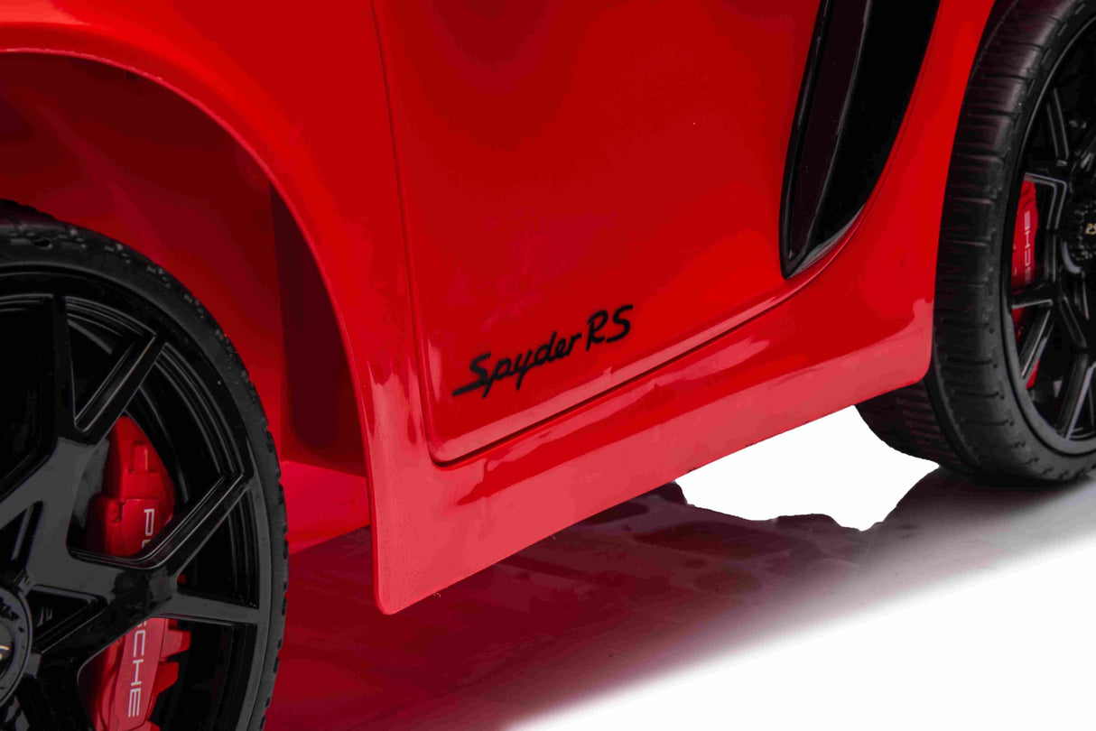 ALL 4 KIDS Licensed Porsche 718 Spyder Kids Electric Ride-On Car