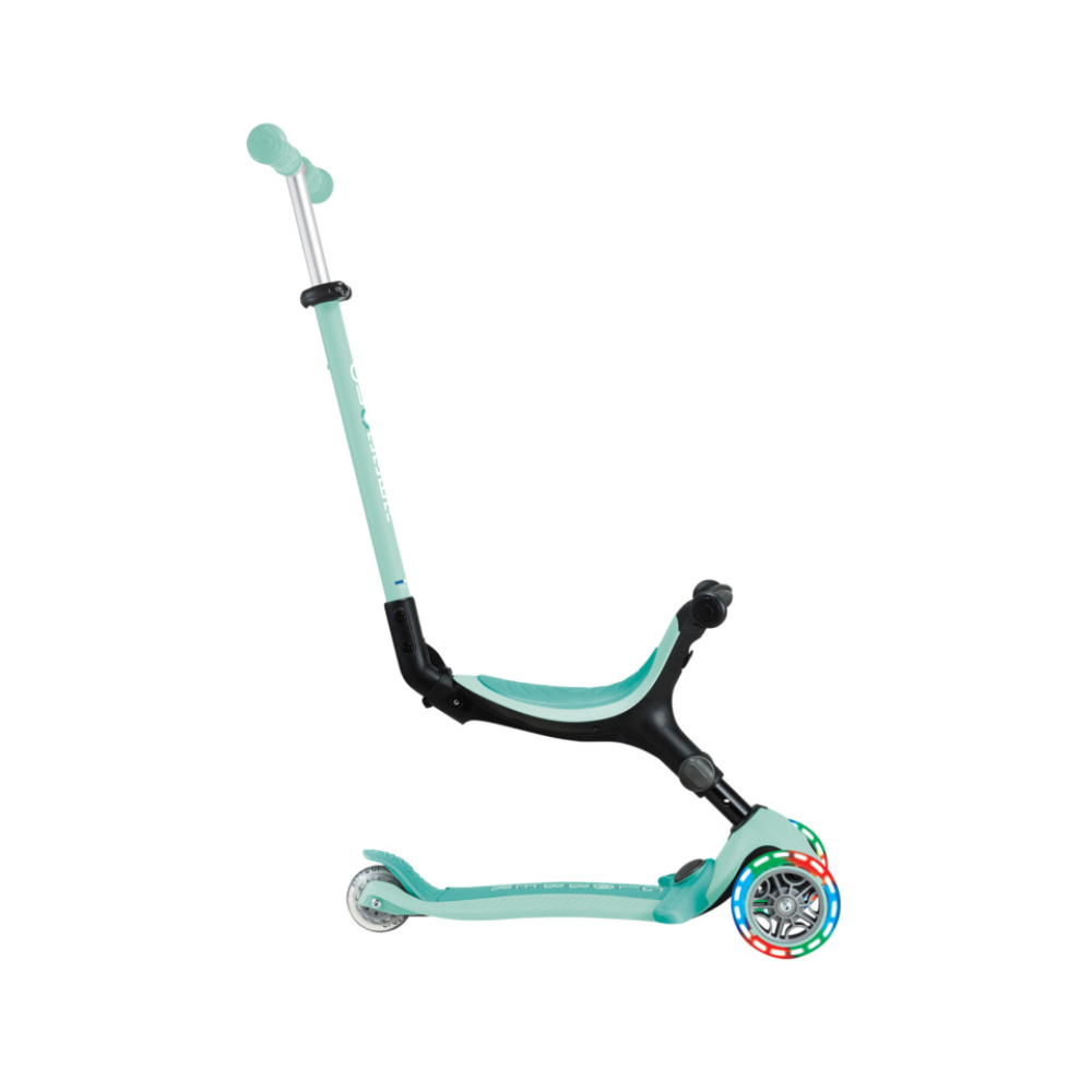 Globber GO UP ACTIVE Scooter with Lights - Mint /Dark Mint