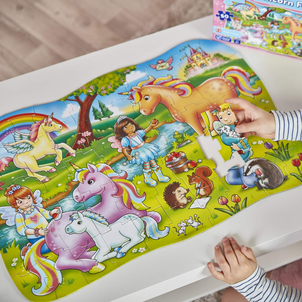 Orchard Toys Jigsaw - Unicorn Friends & Poster 50pc