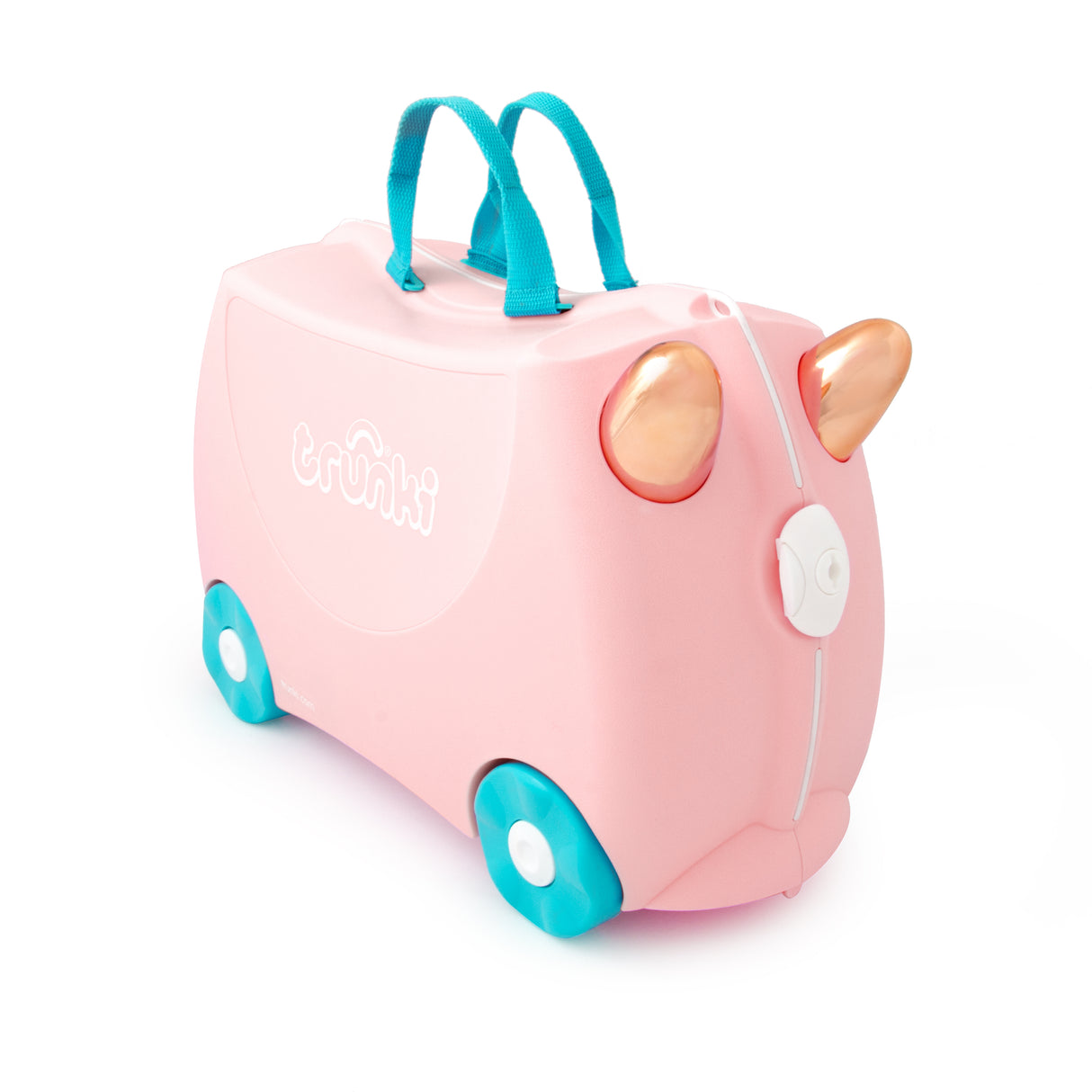 Trunki Kids Ride On Luggage Suitcase - Flossi the Flamingo