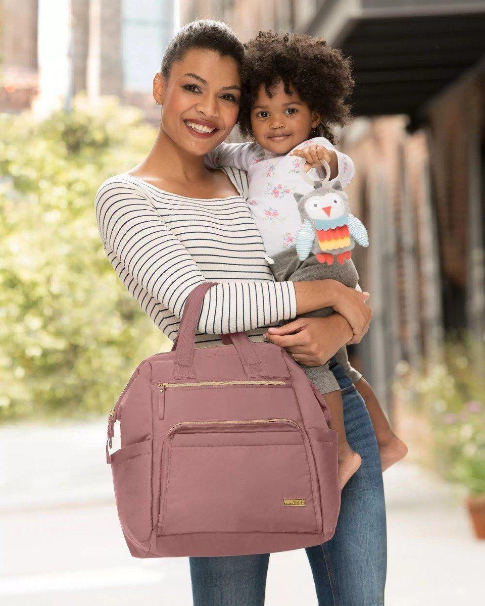 Skip Hop Main Frame Wide Open Backpack - Dusty Rose