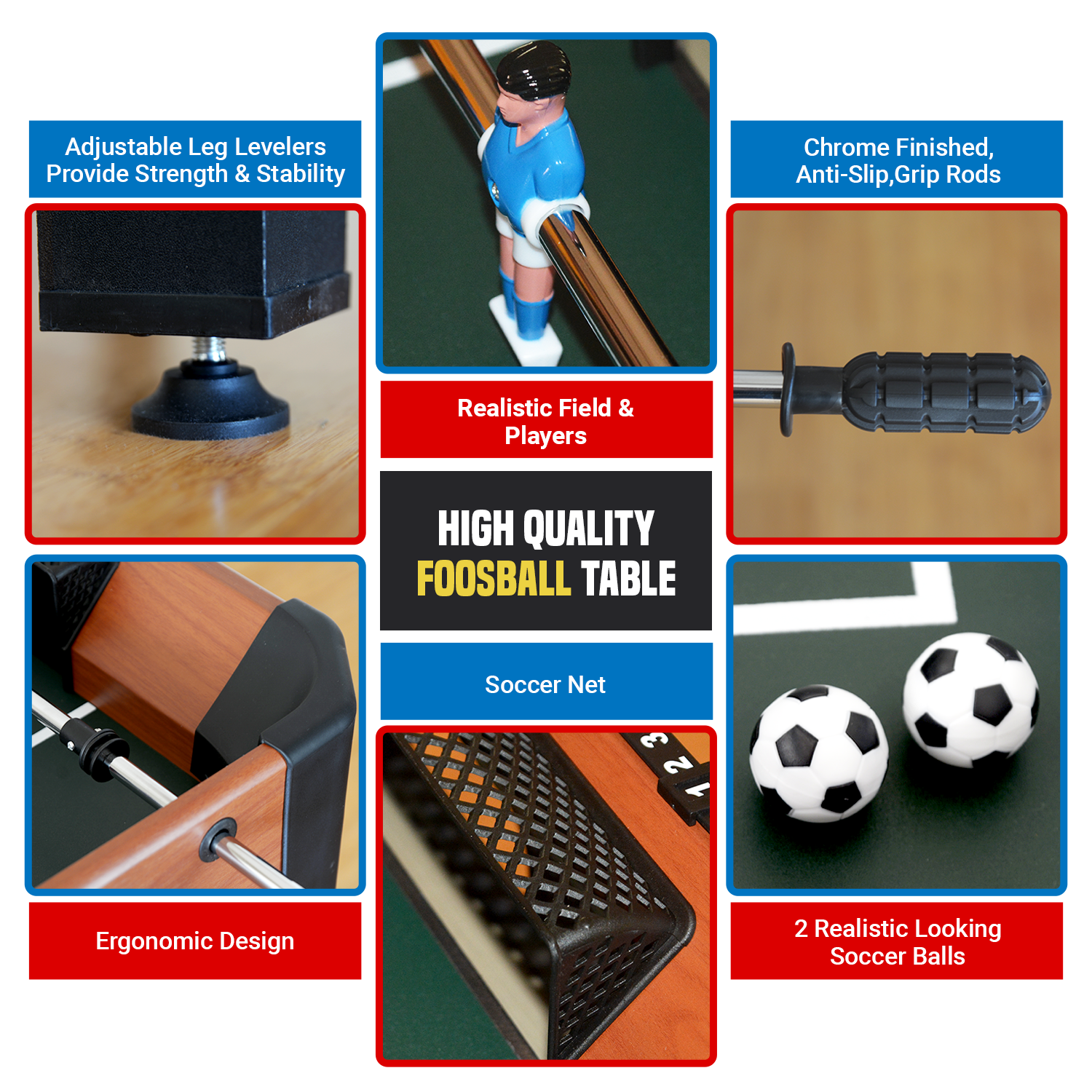 All 4 Kids 4FT Dylan Soccer Foosball Foosball Table