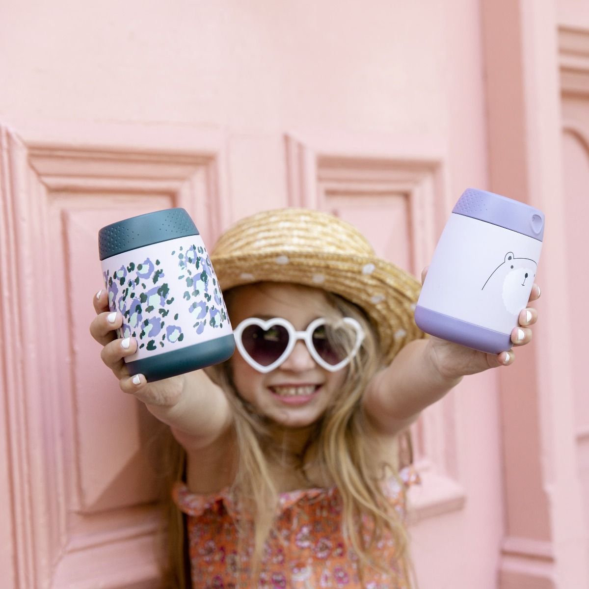 B.Box Insulated Food Jar Mini - Blue Camo