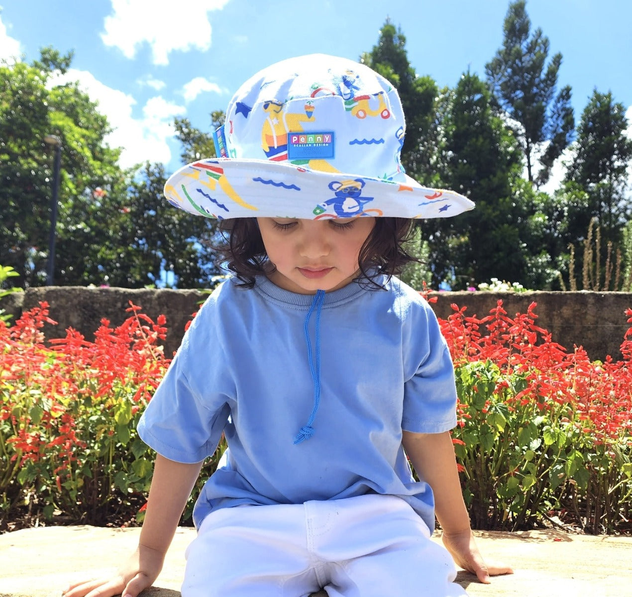 Penny Scallan Kids Sun Hat - Kanga Crew