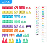MNTL Classic Road Trip Magnetic Tile Set 72 Pcs
