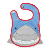 SKIP HOP Zoo Tuck-Away Bib - Shark