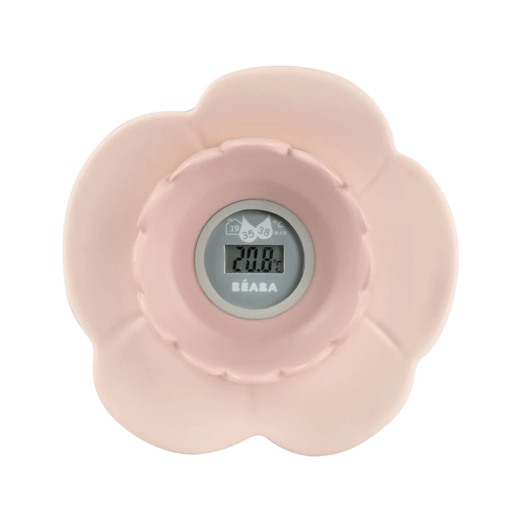Beaba “Lotus” Multi-Functional Digital Thermometer - Vintage Pink