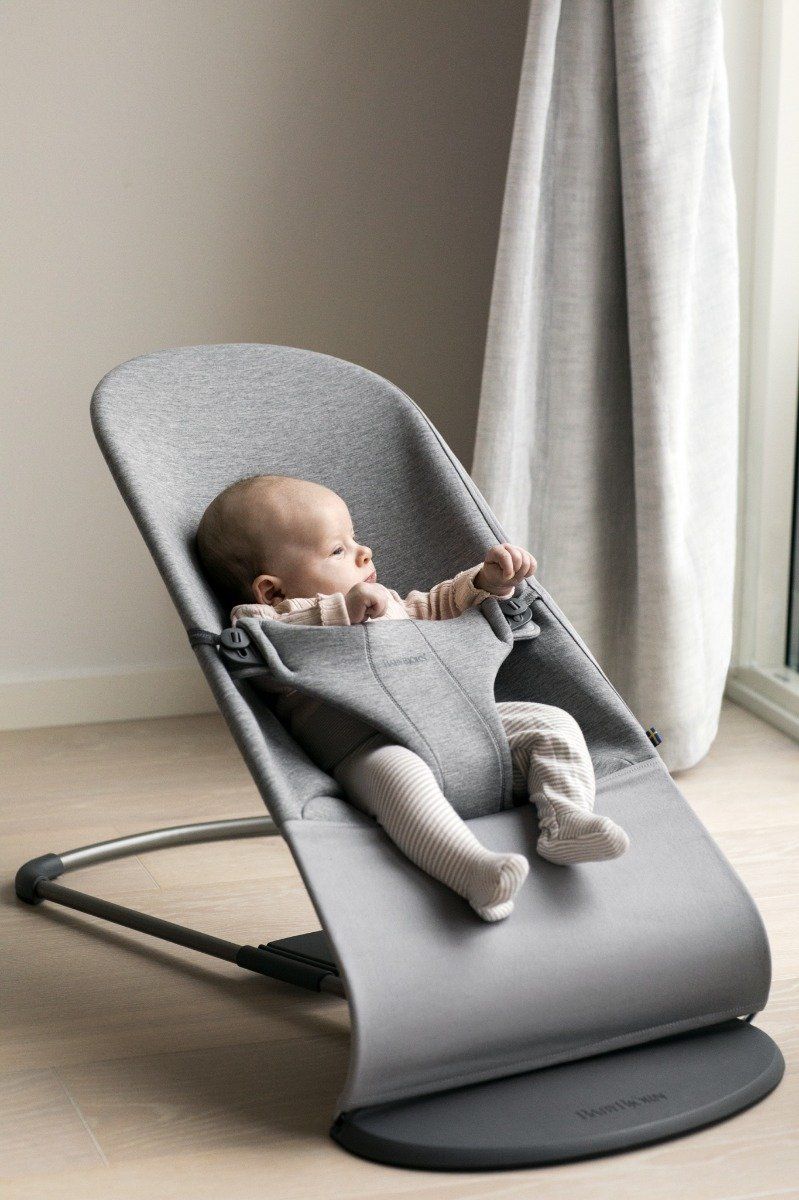 Babybjorn Bouncer Bliss Soft Selection - Light Grey 3D Jersey