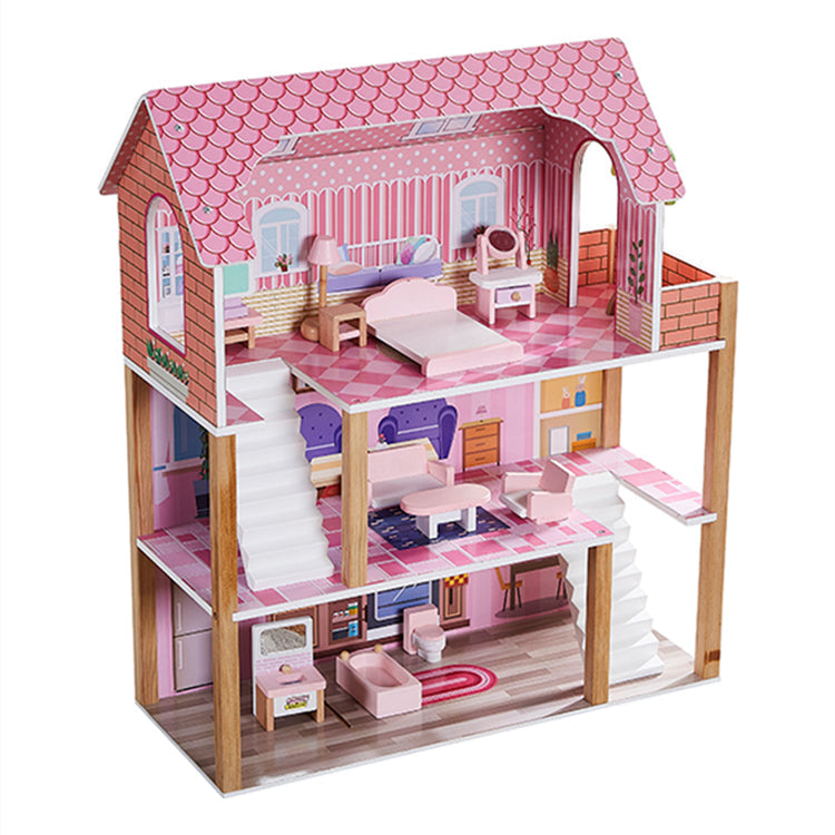 ALL 4 KIDS Eliana 3 Level Dollhouse
