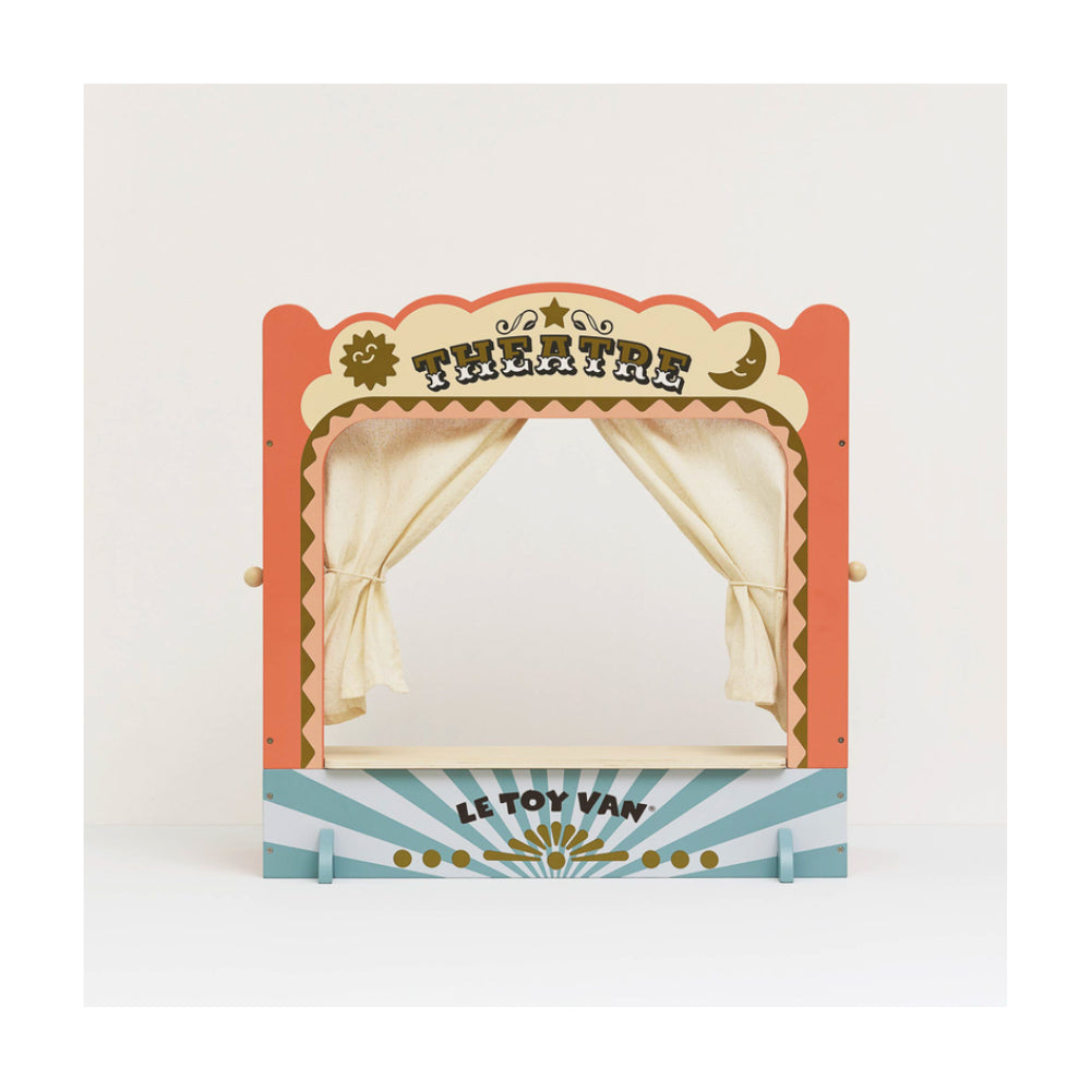 Le Toy Van Kitchen Tabletop Puppet Wooden Theatre