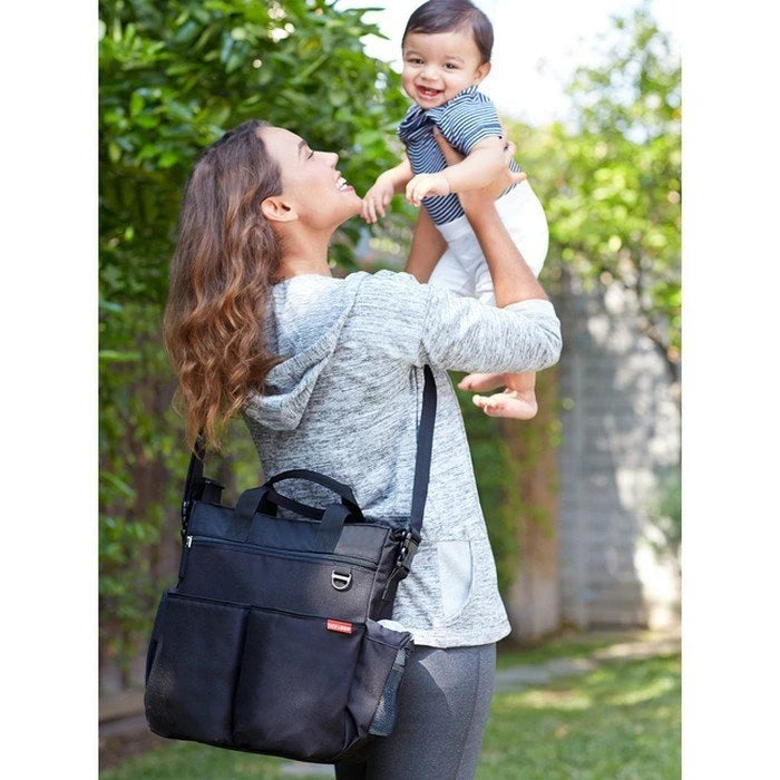 SKIP HOP Duo Signature Diaper Bag - Black