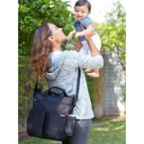 SKIP HOP Duo Signature Diaper Bag - Black