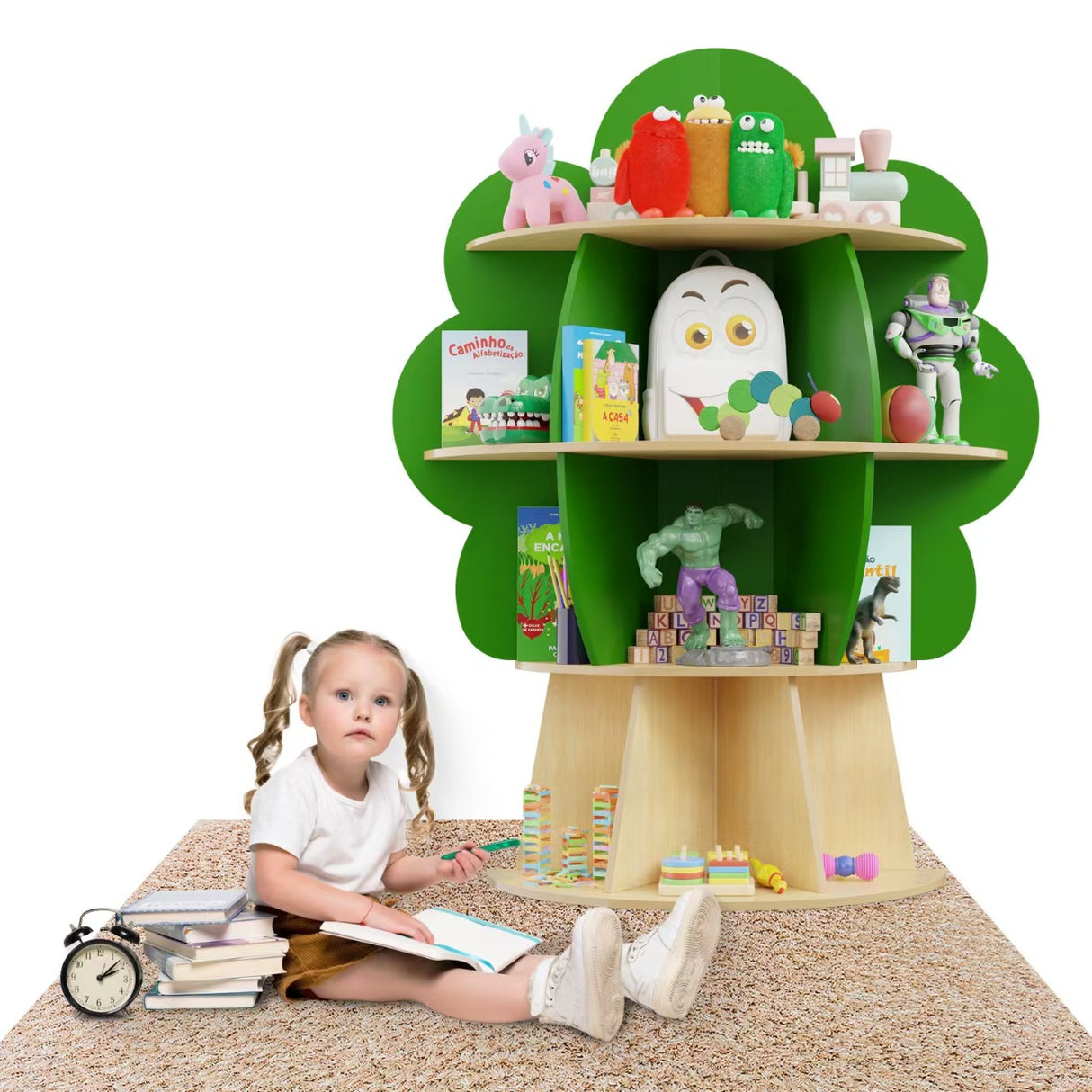 All 4 Kids Bloom Tree Kids Montessori Bookshelf