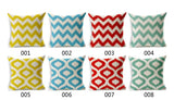 All 4 Kids 45cm Square Throw Pillow Cushion Cover - Wave Pattern