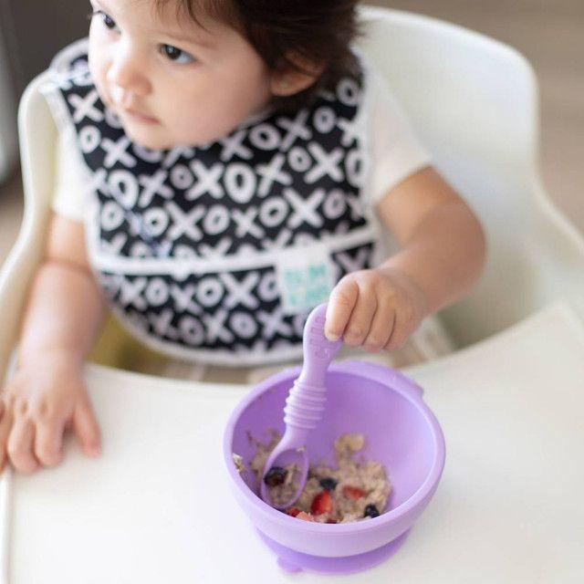 Bumkins Silicone First Feeding Set - Lavender