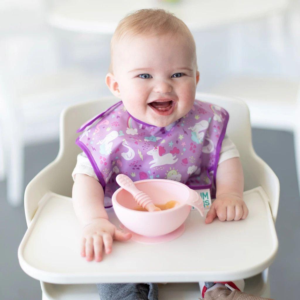 Bumkins Silicone First Feeding Set - Pink