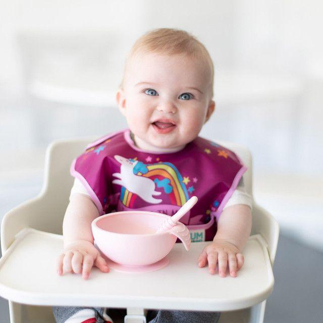 Bumkins Silicone First Feeding Set - Pink