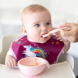 Bumkins Silicone First Feeding Set - Pink