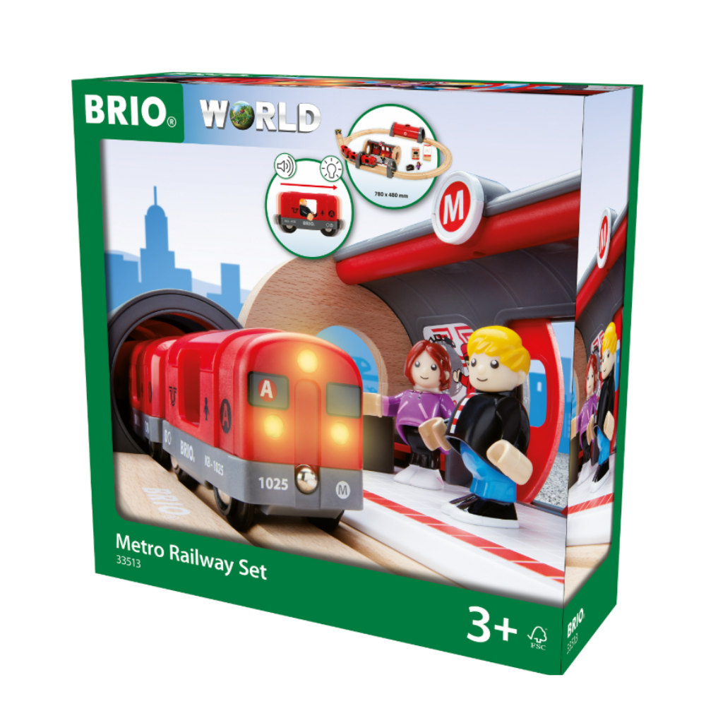 BRIO Metro Railway Set 20 pieces