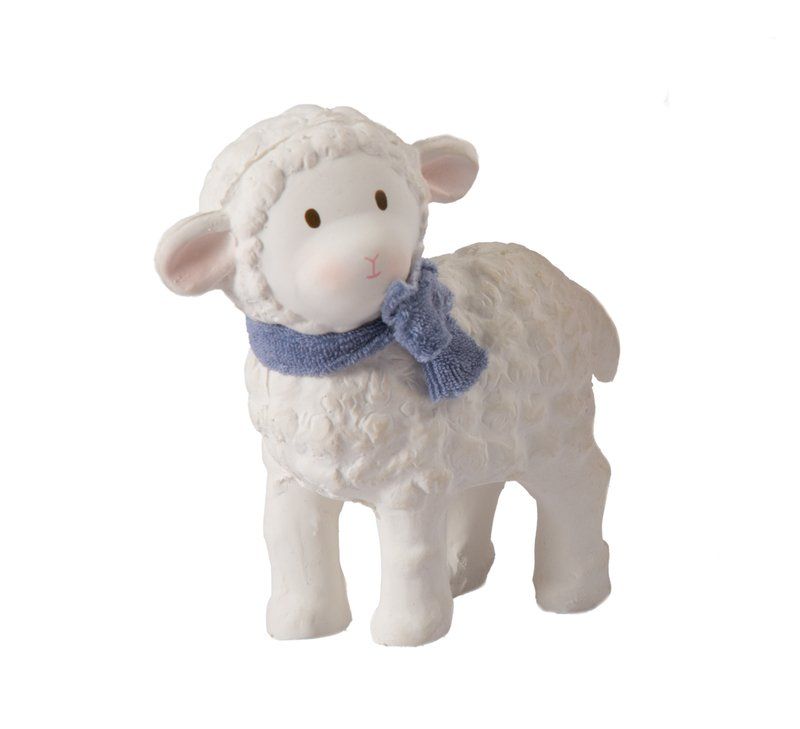 Tikiri Rubber Teether Toy - Lucas the Lamb