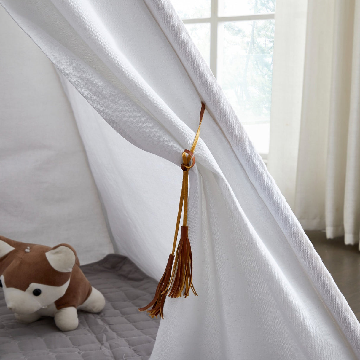 All 4 Kids Cloud White Little Explorer's Dream Teepee